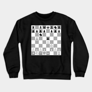 Chess Opening Ruy Lopez Spanish Game Player 1.E4 Crewneck Sweatshirt